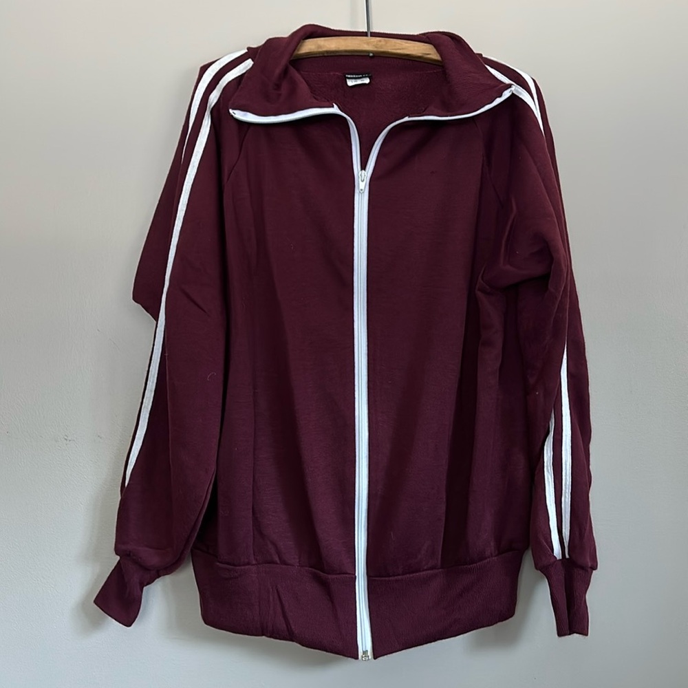 Vintage Sears men’s collared zip-up sweatshirt
